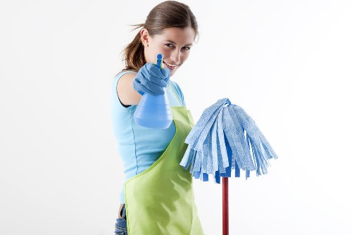 Cleaning tools arranged for regular home maintenance