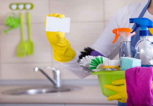 House cleaning service in a bright and tidy living room
