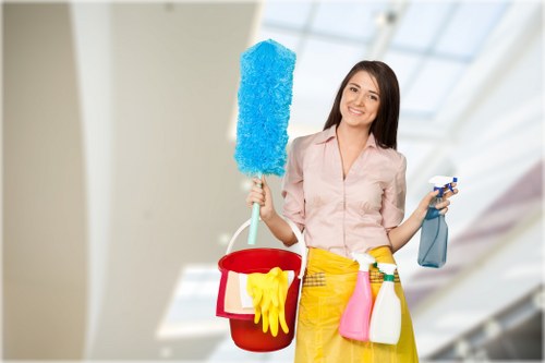 Clean bedroom space prepared during move in cleaning