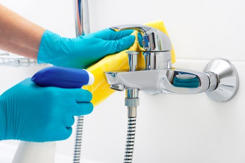 Kitchen reset and restocking for Airbnb cleaning